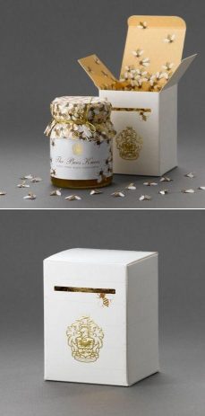 جعبه سازی و طراحی بسته بندی مواد غذایی : جعبه عسل